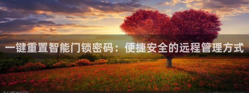jinnianhui 金年会：一键重置智能门锁密码：便捷安全