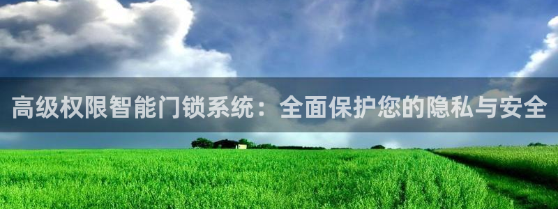 金年会金字招牌信誉至上：高级权限智能门锁系统：全面保护您的隐