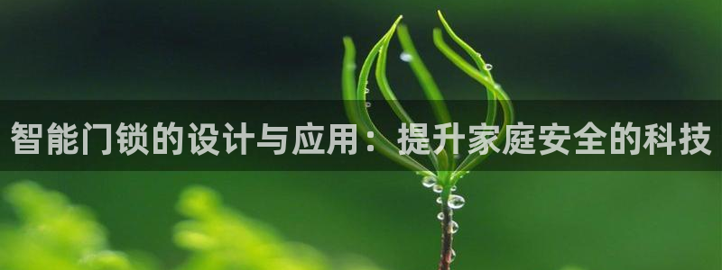 金年会18 28：智能门锁的设计与应用：提升家庭安全的科技