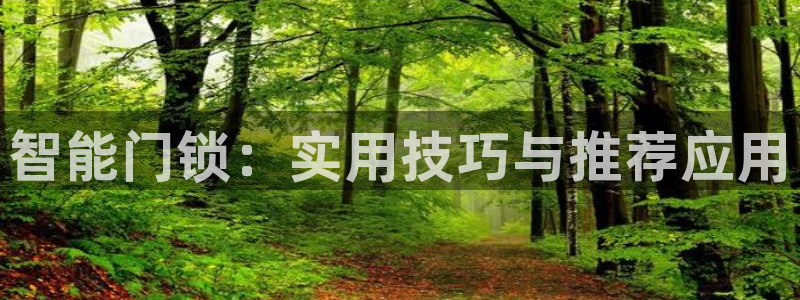 金年会中国金年会登录：智能门锁：实用技巧与推荐应用