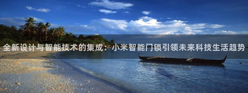 金年会下载官方：全新设计与智能技术的集成：小米智能门锁引领未