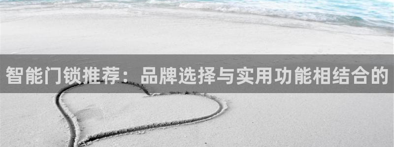 金年会6766澳门联合：智能门锁推荐：品牌选择与实用功能相结