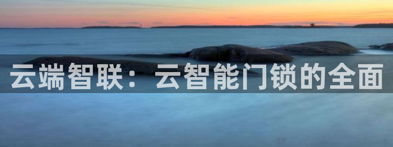 金年会.cc：云端智联：云智能门锁的全面