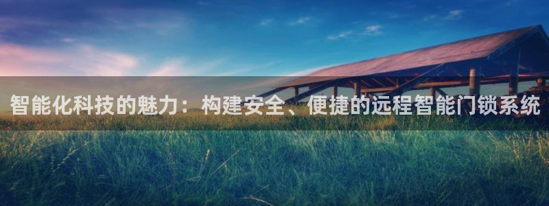 金立年会：智能化科技的魅力：构建安全、便捷的远程智能门锁系统